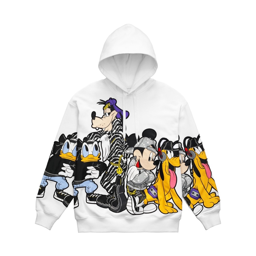 RARE🔥 Moschino x H&M Disney🔥 appliqué Hoodie XS